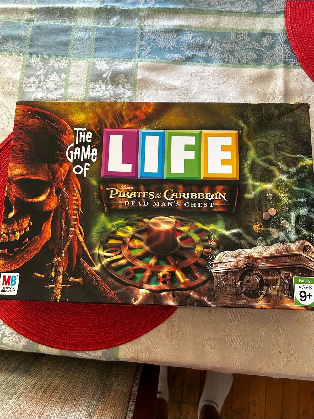 Disney The Game of Life Pirates of the Caribbean Board Game